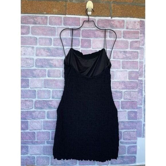 isalis textured mini black dress size medium - Picture 4 of 9